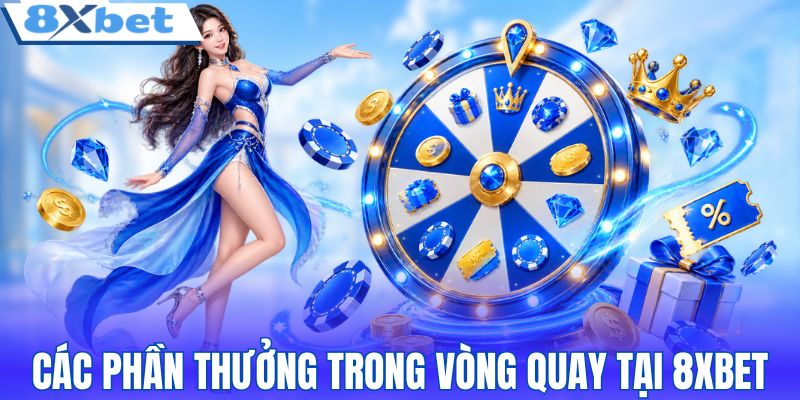 Các giá trị phần thưởng trong vòng quay tại 8XBET