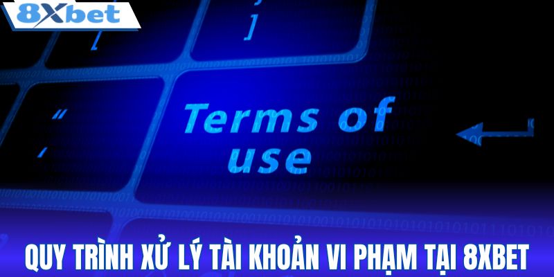 Quy trình xử lý tài khoản vi phạm tại 8XBET